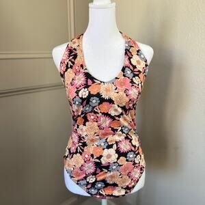 NWT Lulus Floral Bodysuit Size M Super Soft -K0206